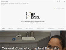 Tablet Screenshot of bpdentalsolutions.com